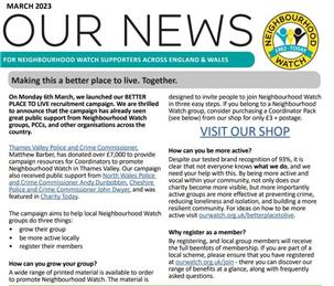 Neighbourhood Watch Newsletter